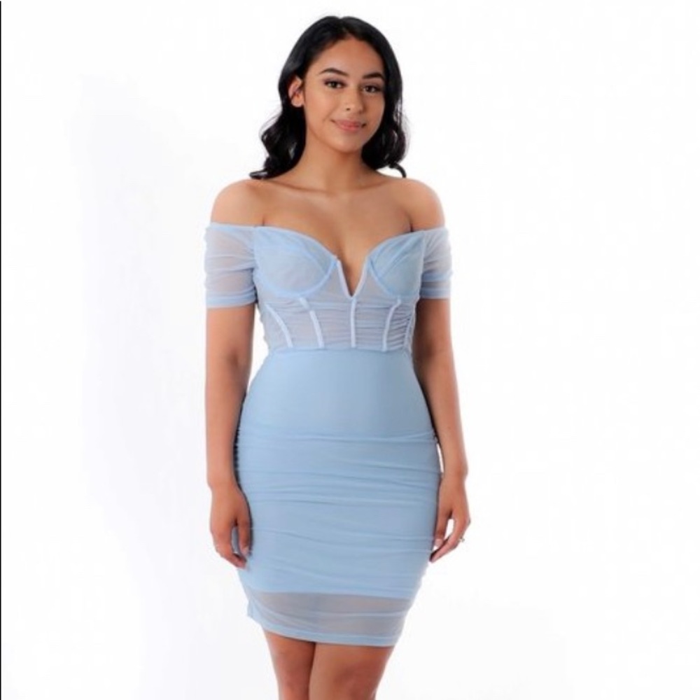 Powder blue dress